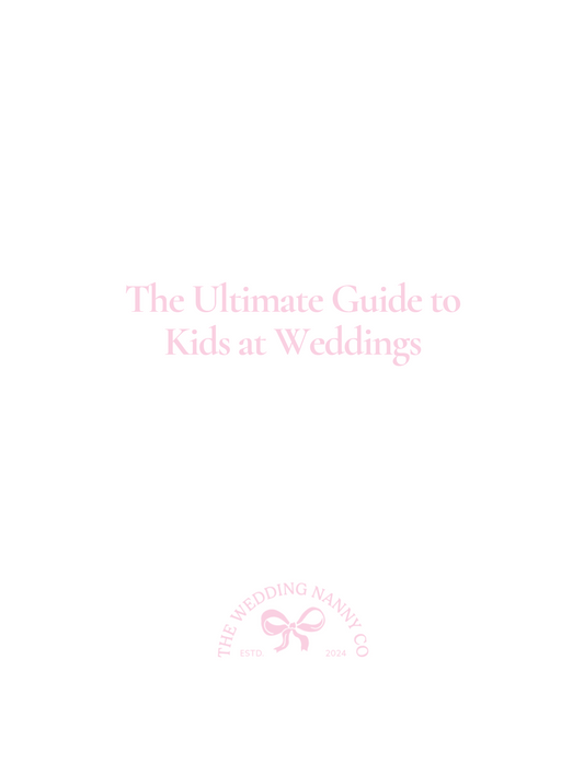 The Ultimate Guide to Kids at Weddings